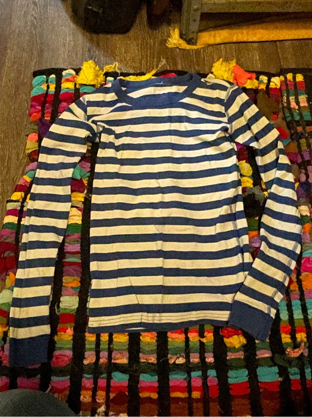 2 Striped Long-Sleeve pajamas Kids Tops